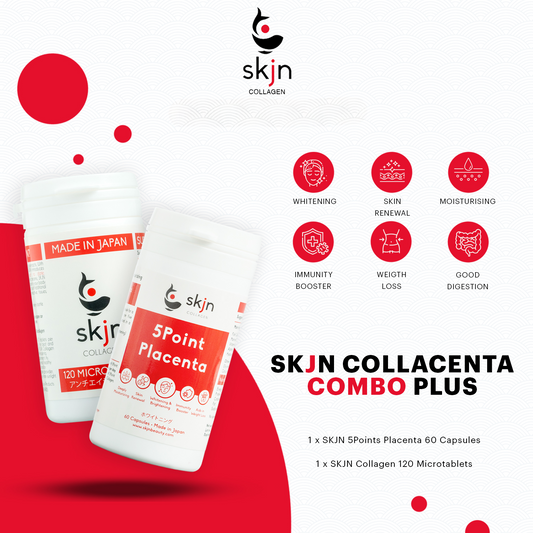 SKJN CollaCenta Combo Plus + VITAMIN C & ANTI-AGING FORMULA FROM JAPAN